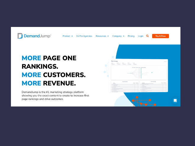 DemandJump: A marketing strategy platform leveraging B2B intent data