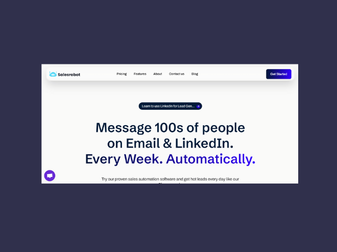 SalesRobot: Effective B2B sales prospecting via LinkedIn 