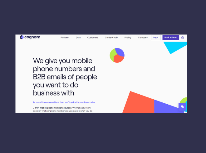 Cognism: The #1 B2B sales prospecting tool for data enrichment