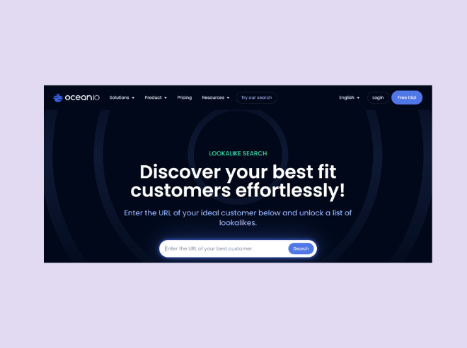 Ocean.io - A B2B data enrichment tool based on AI